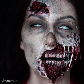 Mehron Liquid Latex used for creating fake scars