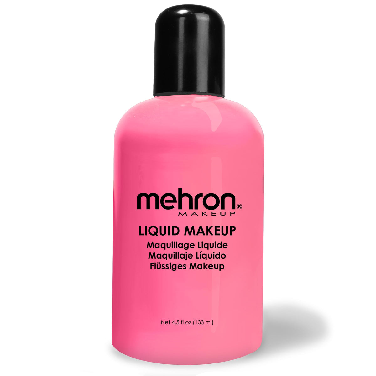 Mehron Liquid Makeup PINK 4.5 Fl oz bottle front view