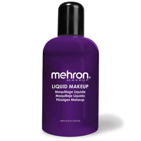 Mehron Liquid Makeup Purple 4.5 Fl oz front view