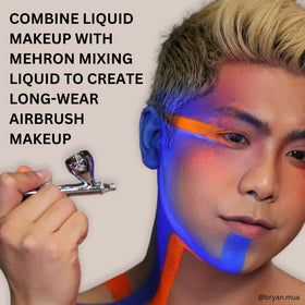 Mehron Liquid Makeup Purple packaging details