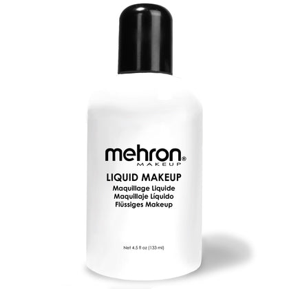 Mehron Liquid Makeup White face and body paint front view