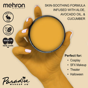 Mehron Makeup Paradise AQ Dijon body paint packaging