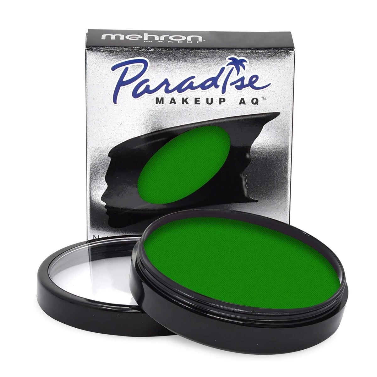 Mehron Makeup Paradise AQ Green body paint front view