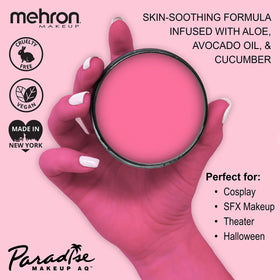 Mehron Makeup Paradise AQ Light Pink Face & Body Paint application on skin