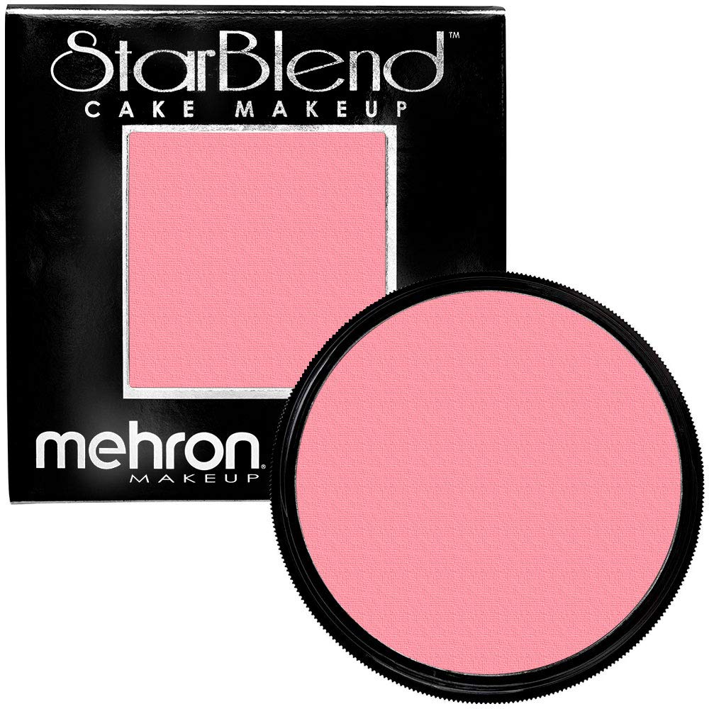Mehron Makeup StarBlend PINK pressed powder face paint front view