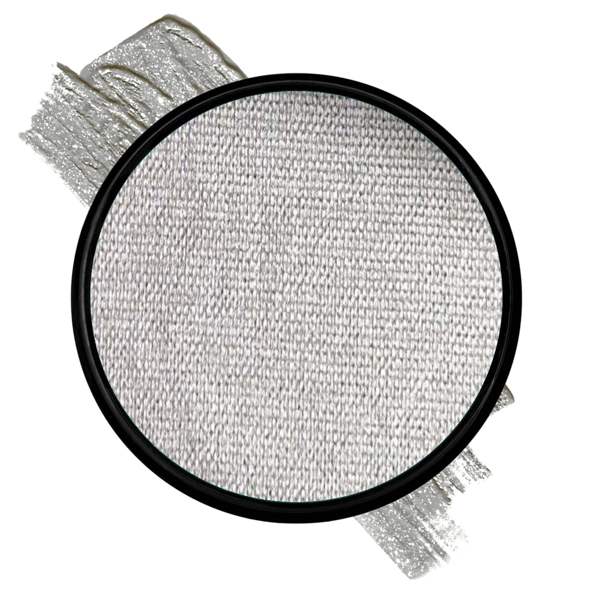 Mehron Paradise FX Metallic Silver Face Paint front view