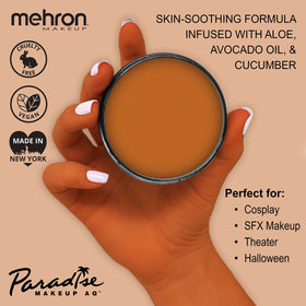 Mehron Paradise Makeup AQ Face & Body Paint 1.4 oz in Foxy side view