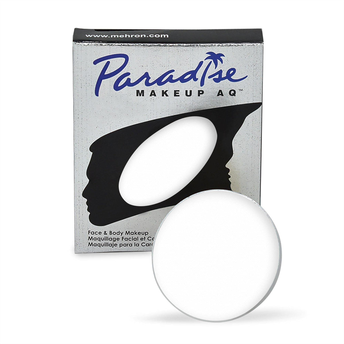 Mehron Paradise Makeup AQ Refill White 7ml front view