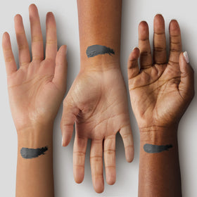 Mehron StarBlend Black face paint applied on skin