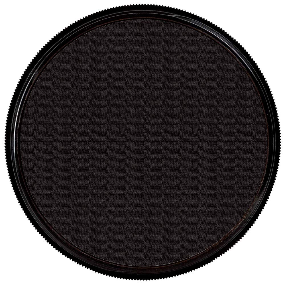 Mehron StarBlend Black face paint on a makeup palette