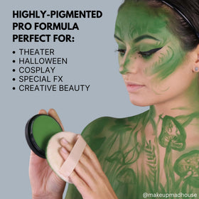 Mehron StarBlend Black face paint with makeup brushes