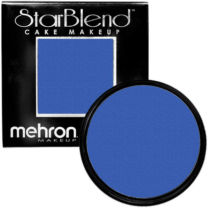 Mehron StarBlend Blue pressed powder face paint front view
