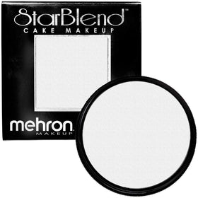 Mehron StarBlend Cake Body Paint 2 oz White front view