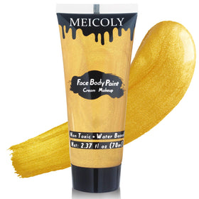 MEICOLY Gold Face Body Paint tube front view