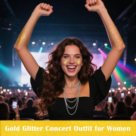 MEICOLY Gold Hair Glitter Stick applicator close-up
