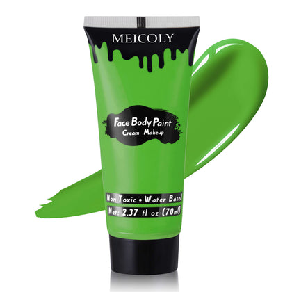 MEICOLY Light Green Body Paint front view with tube details