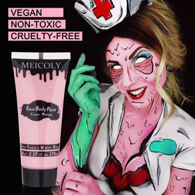 MEICOLY Light Pink Body Paint 2.37Oz tube side view