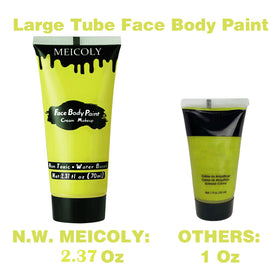 MEICOLY Ogre Green Face Body Paint application on skin