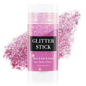 MEICOLY Pink Body Glitter Stick front view