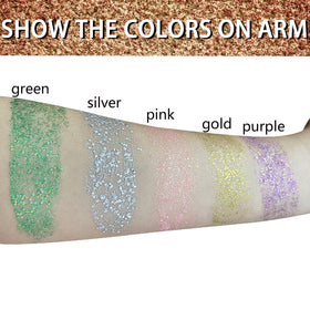 MEICOLY Pink Body Glitter Stick in use at a concert