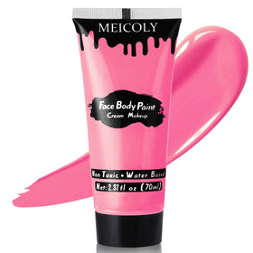 MEICOLY Pink Body Paint 2.37Oz tube front view