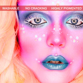 MEICOLY Pink Body Paint with brush and sponge