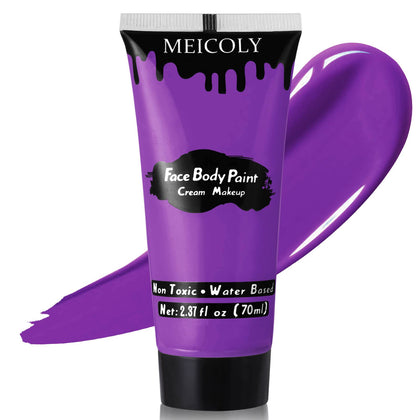 MEICOLY Purple Cream Body Paint 2.37Oz tube front view