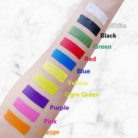 MEICOLY Purple Cream Body Paint on face for cosplay
