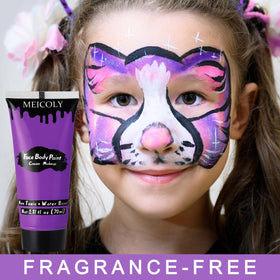 MEICOLY Purple Cream Body Paint tube with cap
