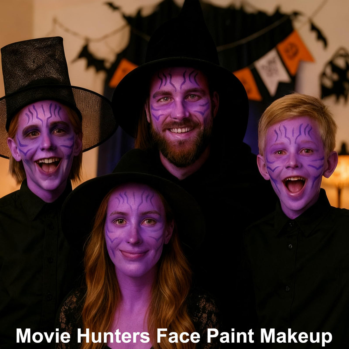 MEICOLY Purple Cream Body Paint used in Halloween makeup