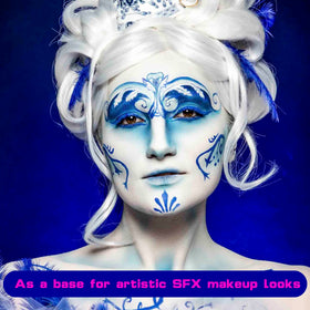 MEICOLY White Cream Face Body Paint for cosplay makeup