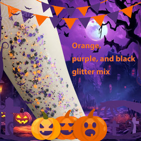 Meilury Halloween Body Glitter Stick in hand, ready for application