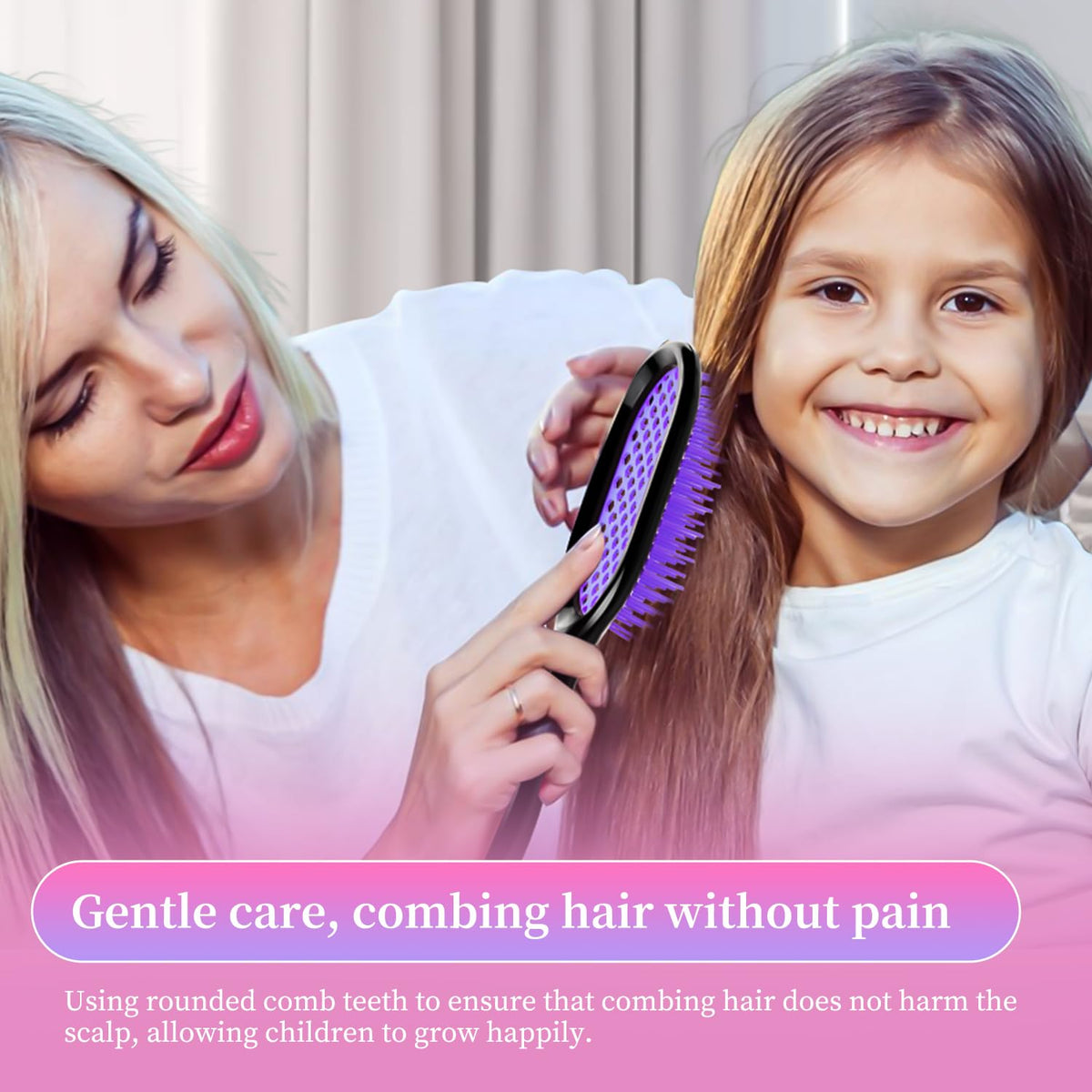 Mejglrc Detangling Brush Set in a stylish bag for travel