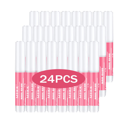 MEKK Nail Glue 24PCS front view with individual tubes