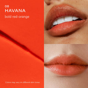 Melixir Vegan Lip Butter #08 Havana swatch on lips