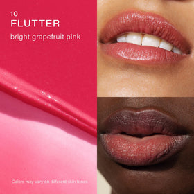 Melixir Vegan Lip Butter #10 Flutter swatch on skin