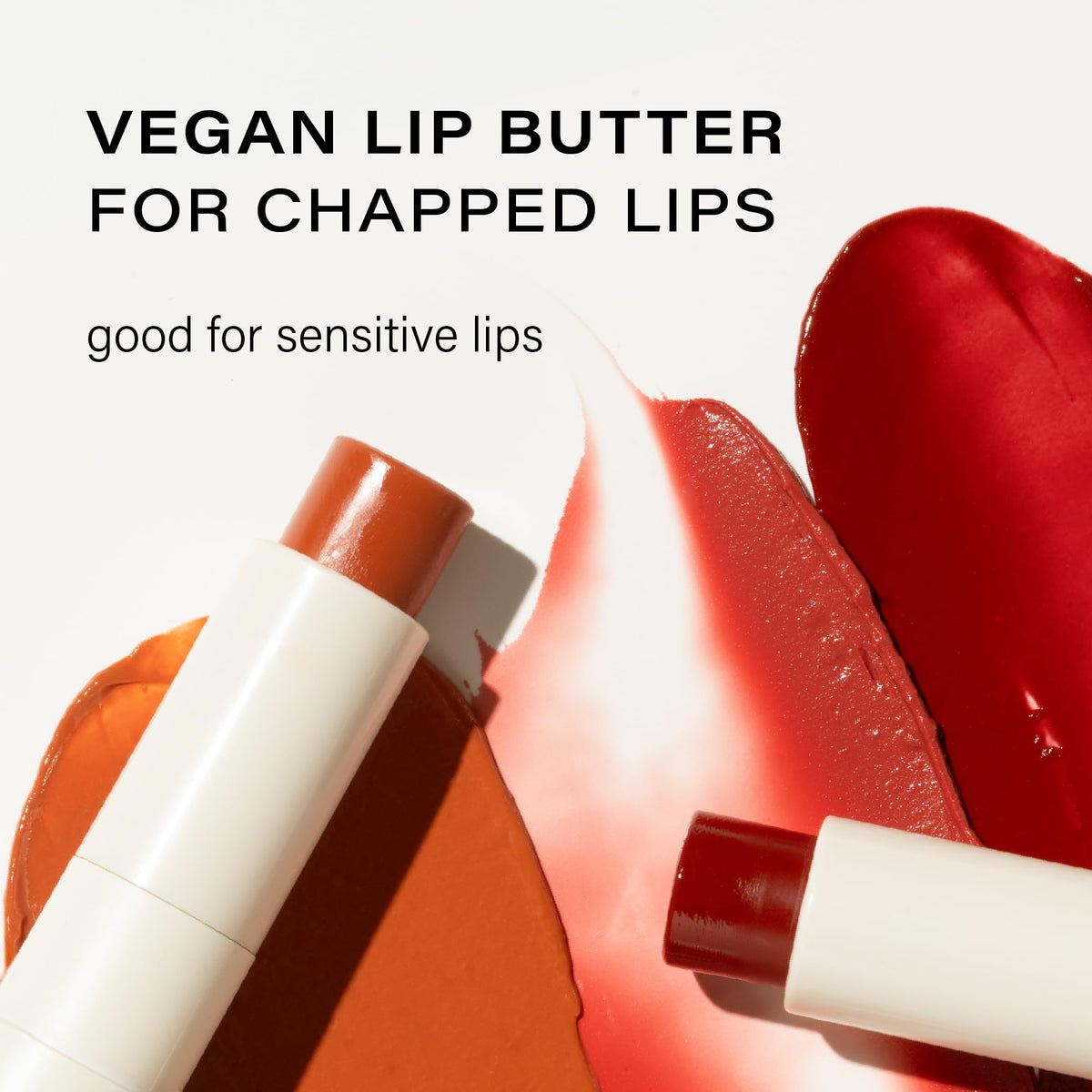 Melixir Vegan Lip Butter #12 Caramel stick against a white background