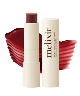 Melixir Vegan Lip Butter Vintage Red front view