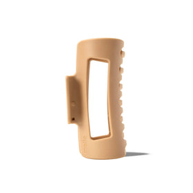 MELLO Medium Hair Clip front view in brown