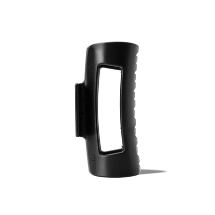 MELLO Medium Hair Clip in black, front view