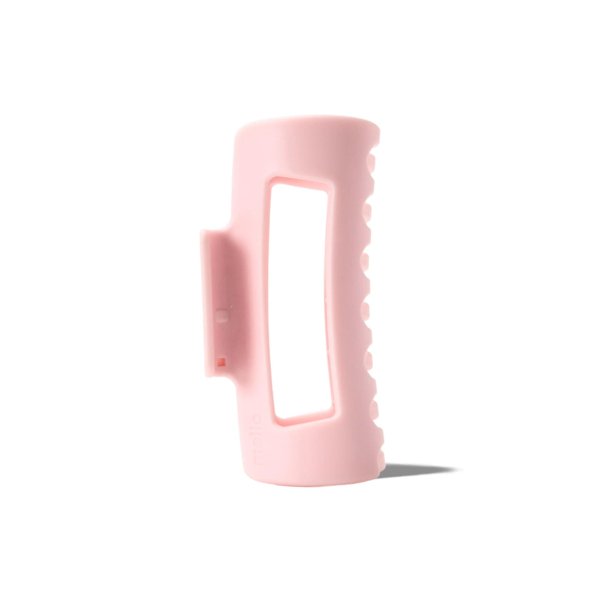 MELLO Medium Hair Clip in pink, front view