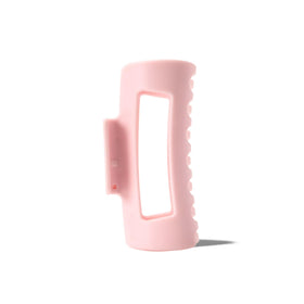 MELLO Medium Hair Clip in pink, front view