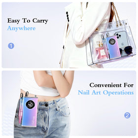 Melodly Electric Nail Drill Kit packaging and contents