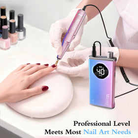 Melodly Electric Nail Drill Kit portable with belt clip