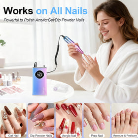 Melodly Electric Nail Drill Kit with battery charging