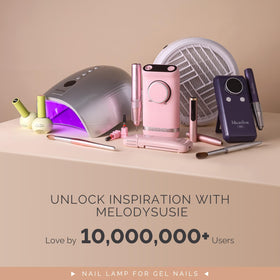 MelodySusie 48W Nail Lamp packaging and accessories