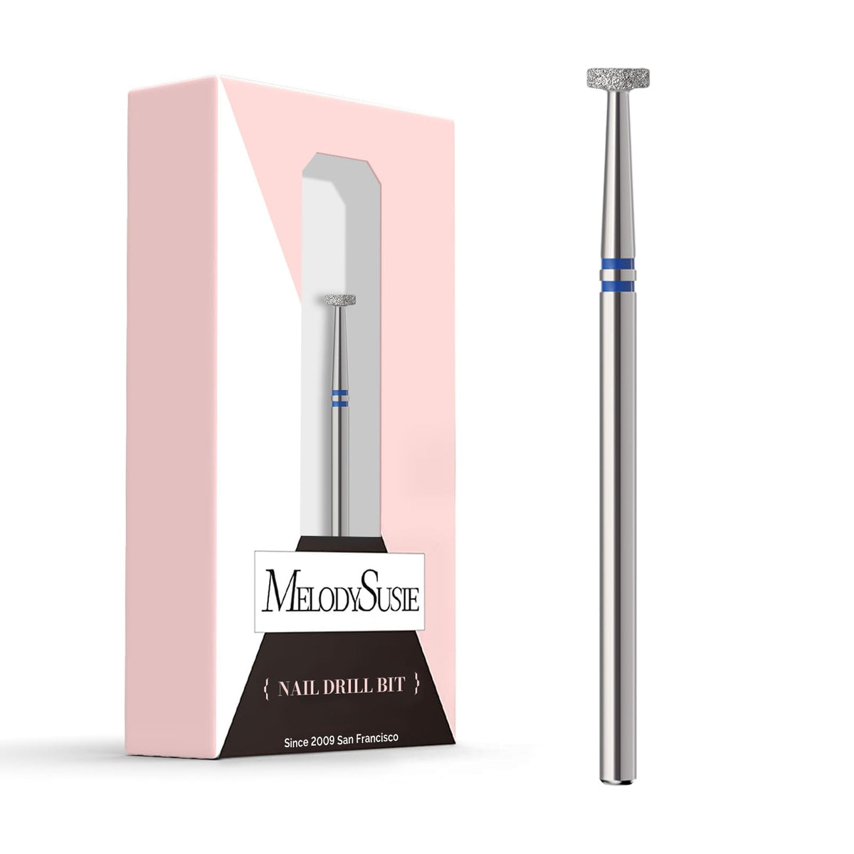 MelodySusie 4mm Cuticle Cleaner Nail Drill Bit front view