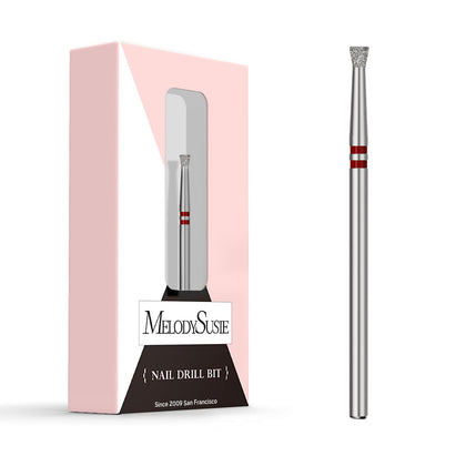 MelodySusie 6.7mm Inverted Tapered Cuticle Clean Nail Drill Bit front view