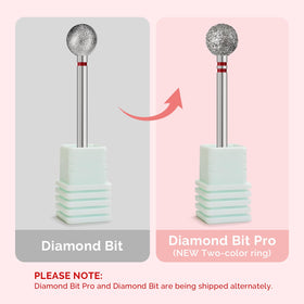 MelodySusie 7mm Ball Shape Cuticle Cleaner Nail Drill Bit on a nail care setup