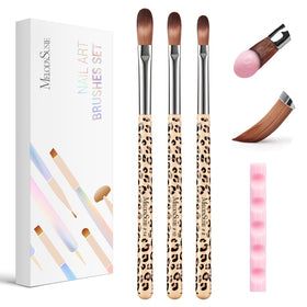 MelodySusie Acrylic Nail Brush Set 3PCS front view